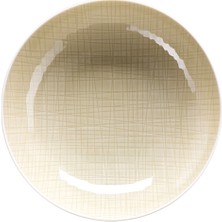 Rosenthal Mesh Bej Porselen Çukur Tabak 21 cm