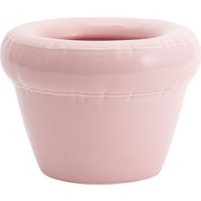 Home Stüdyo Pierre Bubblegum Gloss Açık Pembe Seramik Saksı