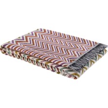 Missoni Home Antwan Siyah Desenli Yün Throw