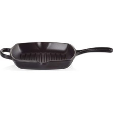 Le Creuset Imza Koleksiyonu Mat Siyah Döküm Izgara Tavası 26 cm