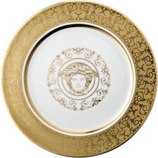 Versace Medusa Gala Gold Porselen Servis Tabağı 30 cm