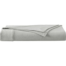 Valeron Lisset Antrasit Pamuklu Çift Kişilik Pike 240 x 260 cm
