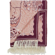 Etro Home Bloom Pembe Yün Throw