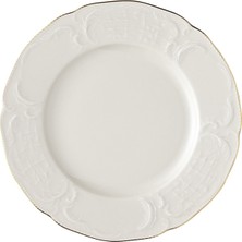 Rosenthal Sanssouci Elfenbein Gold Porselen Yemek Tabağı 26 cm