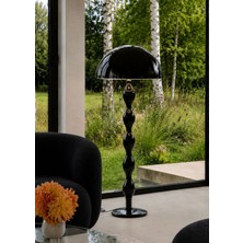 Tags Design Madrid Siyah Metal Ahşap Lambader
