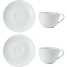 Mikasa Mkchtcuppk2 Chalk Porselen 2'li Çay Fincan Seti