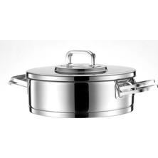 Luna PAN22 Kulplu Çelik Tava 22 cm