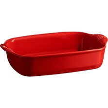 Emile Henry Kırmızı Seramik Dikdörtgen Fırın Kabı 30 cm