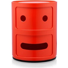 Kartell Componibili Smile Kırmızı 2 Çekmeceli Modül