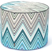 Missoni Home Kew Zikzak Desenli Puf