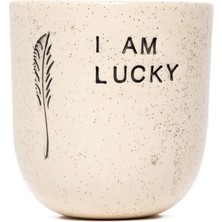 Feeling Good Inside Handmade Seramik I Am Lucky Mood Mug