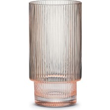 Pozzi Milano Modern Classic Pembe Cam 2'li Meşrubat Bardağı Seti