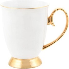 Cristina Re Mug Ivory Altın Kaplama Çay Fincanı