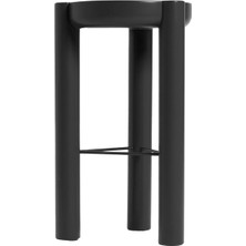 Yet Design Studio Pillar Siyah Bar Taburesi