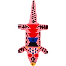 Qeeboo Oggian Crocopink Orta Boy Akrilik Halı 74 x 165 cm