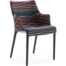Kartell Eleganza Nia Missoni Siyah Berjer