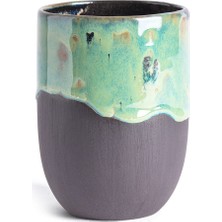 Moon Art Ceramic Aura Antik Seramik Kupa