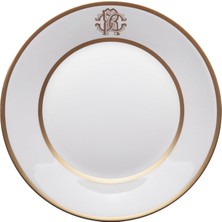 Roberto Cavalli Silk Gold Porselen Çukur Tabak 22 cm