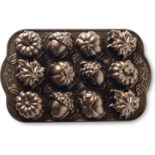 Nordic Ware Mini Balkabakları Bronz Döküm Kek Kalıbı