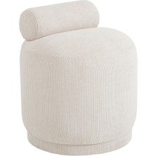 Solano Design Liso Beyaz Puf