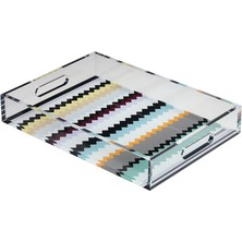 Missoni Home Çok Renkli Orta Boy Tepsi