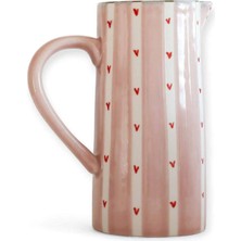 Lali Design En-Joy Pembe Porselen Sürahi