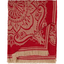 Etro Home Alocasia Kırmızı Yün Throw