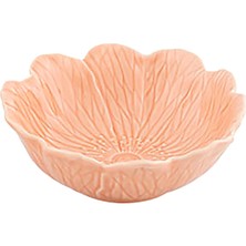 Bordallo Pinheiro Flora Pembe Seramik Servis Kasesi
