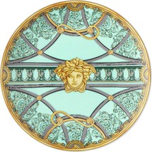 Versace Scala Palazzo Yeşil Porselen Ekmek Tabağı 17 cm