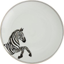The Grade Studio Zebra Collection Porselen 2'li Tabak Seti