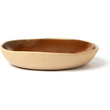 Masuma Ceramics Mocha Kahverengi Stoneware Çukur Tabak 21,5 cm