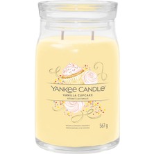 Yankee Candle Vanilla Cupcake Sarı Büyük Mum 567 G