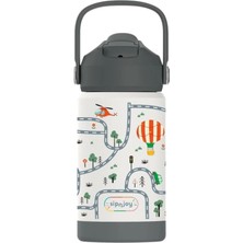SipnJoy Flipsip Adventure Trail Çelik Çocuk Su Termosu 360 ml