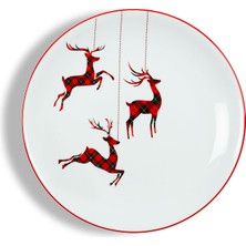 Some Home İstanbul Dear Deer Collection Porselen Düz Tabak 23 cm
