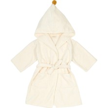 Nobodinoz So Cute Natural Pamuklu Unisex Çocuk Bornoz