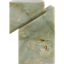 Raffinato Onyx Mallow Yeşil Mermer Yan Sehpa