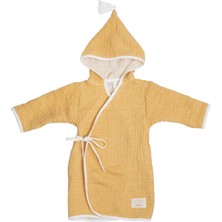Miela Kids Marshmallow Balsarısı Pamuklu Unisex Çocuk Kimono Bornoz
