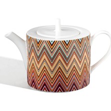 Missoni Home Zikzak Desenli Porselen Demlik