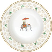 Easy Life Marajah Renkli Porselen Yemek Tabağı 21 cm