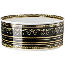 Versace Virtus Gala Siyah Porselen Servis Kasesi 22 cm
