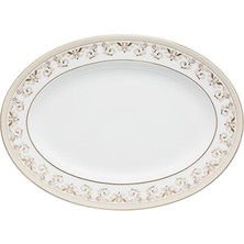 Versace Medusa Gala Oval Porselen Servis Tabağı 40 cm