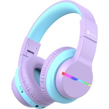 iClever BTH12 Mor Unisex Çocuk Kulak Üstü Bluetooth Kulaklık