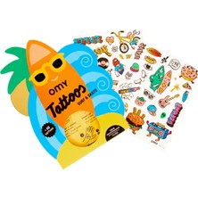 OMY Tattoos Surf & Skate Çocuk Geçici Dövme