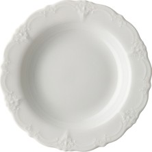 Rosenthal Baronesse Beyaz Porselen Çukur Tabak 24 cm