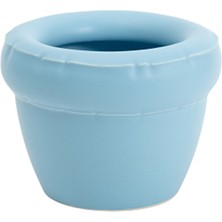 Home Stüdyo Louis Sky Matte Açık Mavi Seramik Saksı