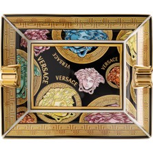 Versace Medusa Amplified Porselen Kül Tablası 16 cm