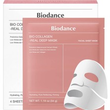 Biodance Bio Collagen-Real Deep Mask Yoğun Nemlendirici 4'lü Yüz Maskesi