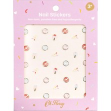 Oh Flossy Sweets Çocuk Tırnak Sticker Seti