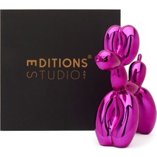 Editions Studio Art Jeff Koons Balloon Dog Pembe Heykel
