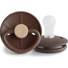 Frigg Little Viking Björn Cocoa Kahverengi 0-6 Ay Silikon Emzik